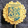 Ehrennadel des Kreisfeuerwehrverband Northeim e.V. (Hier: Gold)