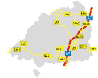 Straßennetz im Landkreis Northeim