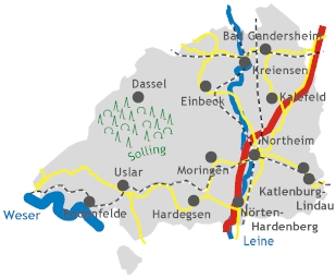 Infrastruktur im Landkreis Northeim